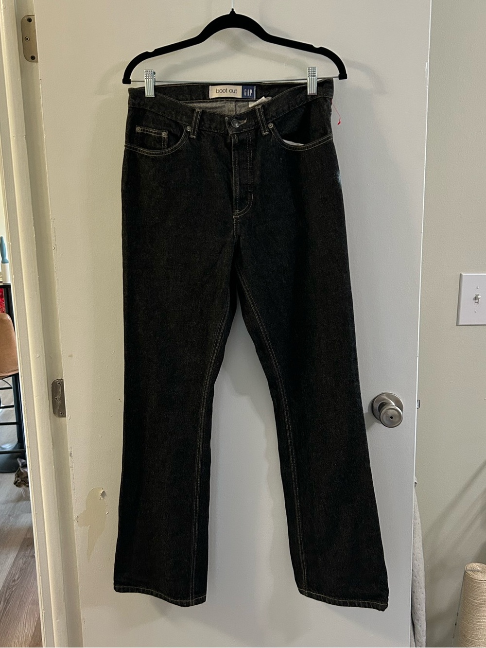 Black Gap Bootcut Denim Jeans Size 8